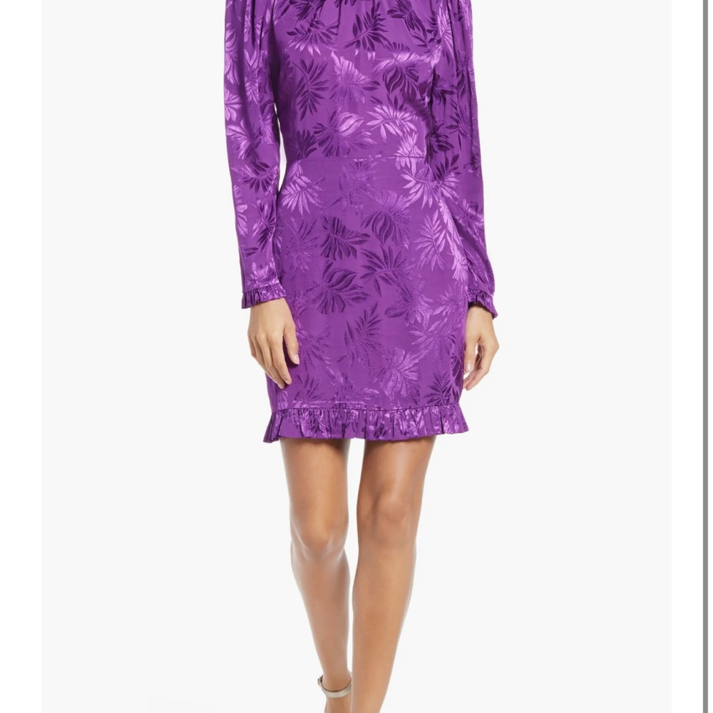 Adelyn Rae Zoe Floral Long Sleeve Dress xs